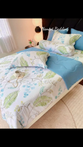 🌇HÀNG NHẬP🌇 Bộ Lụa Tencel Viscose Mát Mịn Bộ 4 Món Ga Gối và 5 Món Gồm Chăn Chần Bông Micro Cao Cấp