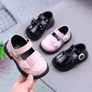 Leather Soft Sole Baby Girl Shoes Princess Style Learning Walk Shoe