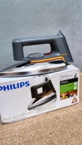 Philips Setrika Classic Tapak Aluminium Anti Lengket | Seterika Kering Gosokan Baju HD1172/99