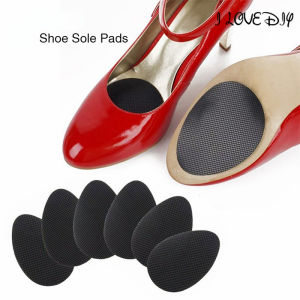 1 คู่ทนทานลื่นรองเท้ากาวในตัวเสื่อรองเท้าส้นสูงสติ๊กเกอร์ส้น สามารถป้องกันแผ่นยางได้