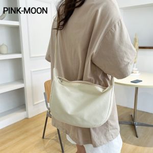 PM✿ Sling Bag for Women Fashion Nylon Waterproof Crossbody Bag Japanese Canvas Bag Student Messenger Bag Casual Shoulder Bag