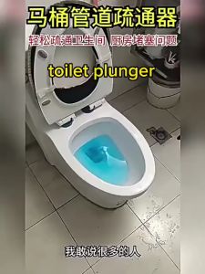 MLADEN High Pressure Pipe Dredger Toilet Plunger Drain Clog Remover Alat Bersih Lubang Tandas Sinki Tersumbat