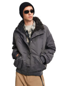 Thickened Winter Retro Stylish Down Jacket with White Duck Feather
