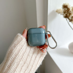 Applicable to Huaqiang North Pro4 Protective Case Huaqiang North Mini4 Earphone Sleeves 4 Generation Mini Soft Protective Case Small 4 Generation Mini Set Transparent Simple Gray Blue