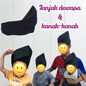 Tanjak tengkolok tanjak hitam tanjak murah