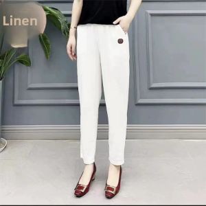 HUAXUNRAN | Slimming High Waist Loose Fit Wide Size Casual Pants