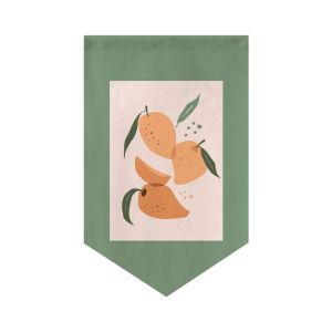 VIKAMA Trừu Tượng Mặt Nạ Thực Vật Rèm Hình Tam Giác Morandi Plant Line Art Bắc Âu Tối Giản Nhà Bếp Cửa Sổ Valance Trang Trí Nhà Cửa
