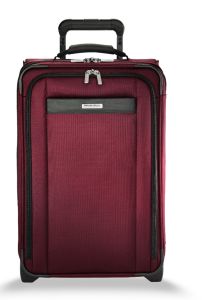 BRIGGS & RILEY 22" THE BASELINE CARRY ON EXPANDABLE SPINNER LUGGAGE W/ GLOBAL LIFETIME WARRANTY MAROON