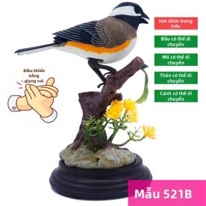 Trang Trí Đồ Chơi Chim Động Có Điều Khiển Âm Thanh