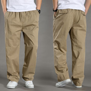 Mens Cargo Pants Summer Spring Cotton Work Wear New In Large Size 6XL Casual Climbing Joggers Sweatpants Hombre Autumn Trousers