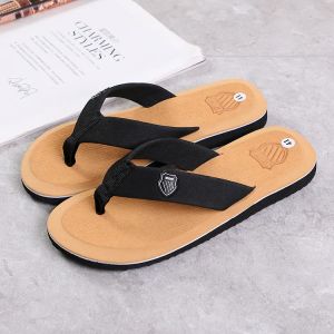 Nam Mùa Hè Chống Trơn Trượt Dép Đế Bằng Trong Nhà Dép Xỏ Ngón Đi Biển Dép EVA Chống Nước Thoải Mái Giày Dép Nam