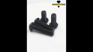 น็อต สกรู หัวจมกลม 6 เหลี่ยม เหล็กแข็ง 10.9 เกลียวมิล หยาบ M2 M2.5 M3 / Button Head Hex Socket Machine Screw Grade 10.9