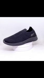 FIURI - NEW ERA - WINNY 37-43 FULL HITAM - SEPATU SNEAKERS SLIP ON WANITA - SEPATU KNIT RAJUT - SEPATU OLAHRAGA JOGGING SENAM PEREMPUAN - SEPATU SEKOLAH KERJA KULIAH - SEPATU CASUAL CEWEK TRENDY MURAH PROMO DISKON