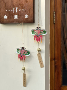 Modern Minimalist Kite Wind Chime Bedroom Decorative Hanging Ornament Fabric Art Doorbell for Joyful Peaceful Moving Decorations