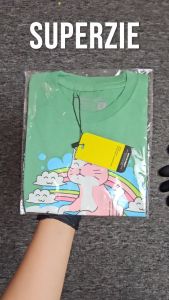 Baju anak cewek kartun kucing Atasan dan kaos anak perempuan CAT SEPEDAH SAGE Bandung Abadigrosir