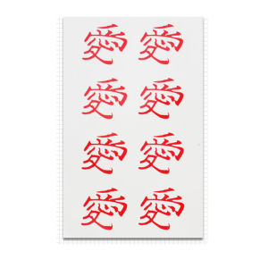 Brdwn Uchiha Sasuke Sabaku no Gaara Anbu Cosplay Tattoo Stickers