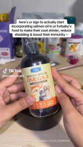 LDECO Premium Wild Salmon Oil for Dogs & Cats | Rich in Omega-3 Supports Skin Coat And Joint Health