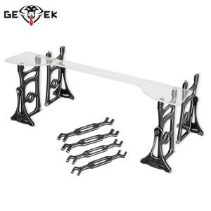 1Set Aluminum Chassis Setup System Measuring Tool With Ruler Wrench for Trxs 1/8 Rally Short Truck 1/7 Electric Off-road Car