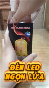 Đèn LED Hiệu Ứng Ngọn Lửa DL01 Ánh Lửa Chân Thật Tiết Kiệm Điện Phù Hợp Decor Quán Cafe Cửa Hàng
