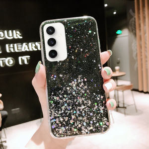 Transparent Silicone Phone Case for Samsung S24FE Full Edge Protection Anti-Fall Womens Style Creative Cartoon Design Eco-Friendly