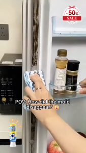 [LOCAL STOCK-Deliver in 1-3 days] Mold Remover Gel with Built-in Brush Head Household Mildew Cleaner for Washing Machine Seal Refrigerator Strip Tile Grout Silicone Caulk Stain Removal Anti-mold Deep Clean 200g