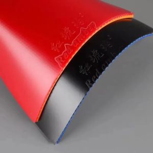 ปิงปองฟองน้ำยางลายกีฬาปิงปองสีเหลืองอำพันยืดหยุ่นสูงสำหรับฝึกลายกีฬาปิงปอง