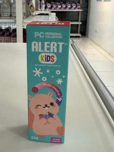 PC Alert Anticavity Toothpaste Color-Changing 50g Wubby Berries