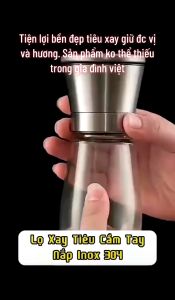 Lọ Xay tiêu inox tiện ích