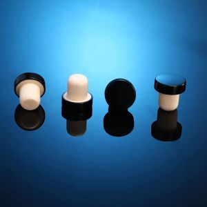 12/24/48pcs T-Shaped Stopper Reusable Wine Cork Bottle Stopper Sealing Plug Bottle Cap for Wine Beer Bottles (Black)