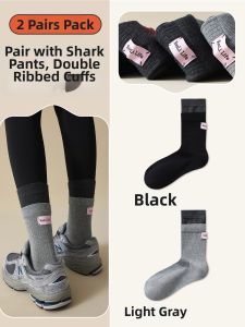 Yoga Pants Matching Cotton Medium Socks