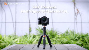 K&F CONCEPT Desktop Mini Tripod for Camera Travel Tripod with Quick Release Plate for Camera Video Camcorder Load Capacity 6KG