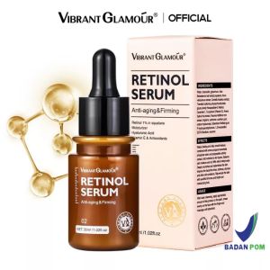 Vibrant Glamour Retinol Face Serum Anti Kerut Penuaan Dini Glowing Alami 30ml
