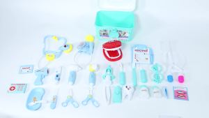 Tomons Toy Doctor Kit for Kids 38 Pieces Pretend Play Doctor Set with Stethoscope Kit Role Play Dress Up Educational Doctors Toys Gifts for Toddler Boys Girls Ages 3 4 5 6 7