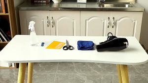 Wallpaper Dinding Dapur Polos Putih Glosy Anti Air Dan Minyak Panjang 3 Meter X 60Cm