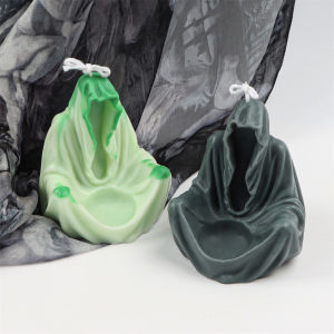 3D Death Silicone Candle Molds DIY Wreath Skull Wax Melt Plaster Claying Molds Easter Theme Gypsum Casting Molds Festival Decor