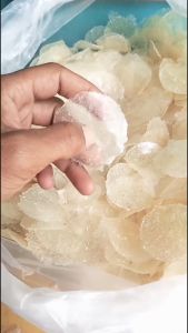 Keripik Kaca Mentah kiloan Murah 1kg putih garing tipis siap olah tidak bau asem