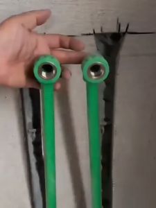 Hot And Cold Water Pipes Leveler Stainless Steel Shower Pipes Positioner Multi-purpose Spirit Level