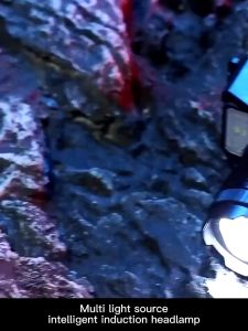 [snack time] Lampu Kepala LED/Headlamp F-T51/Super Terang 5000 Lumen/USB Charging Senter/Dengan Sensor Tangan/Sorot Dengan 6 Mode Cahaya