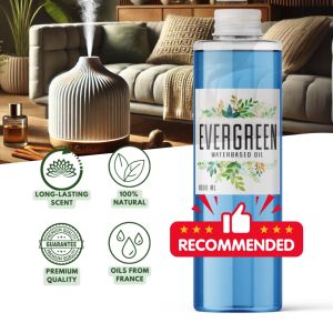 Aroma Bella EVERGREEN Aromique Water Soluble Based Essential Oil Waterbased Humidifier Diffuser