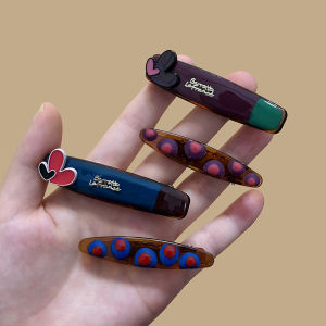 Acrylic Side Bangs Hair Clips Womens Duckbill Hair Accessories Elegant Hairpins Sweet Style Fresh Outing Summer Collection