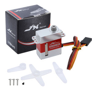 JX Servo PDI-HV2010MG 11kg Metal Gear Full CNC Aluminum Coreless HV Digital Mini Servo for RC Cars Glider Helicopter Robot Model