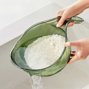 Polocat Rice Washing Bowl Plastic Colander Sieve Vegetable Drainer Basket Kitchen Tools Fruit Washing Strainer