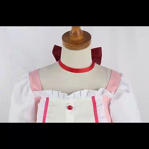 Kaname Madoka Cosplay Costume Anime Puella Magi Madoka Magica Cosplay Dress for Women Anime Cosplay Outfits wig
