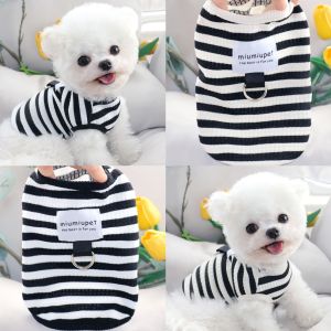 Traction Pet Summer Vest Teddy Bichon Pomeranian York Summer Maltese Cat and Dog Clothes Summer