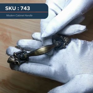 Classy 743 140mm Modern Cabinet Handle (Antique Brass) (2 pcs) Drawer Handle Cabinet Door Handle