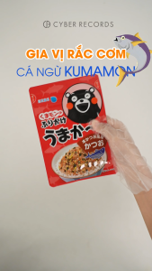 Gia vị rắc cơm Kumamon Furikake vị cá ngừ Đậm Chất Truyền Thống Nhật Bản 25g