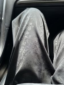 YEBO | New Chinese Style Silk Satin Casual Trousers