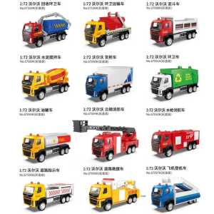 Xe Cứu Hỏa Hợp Kim 1:72 Volvo Xe Cứu Hỏa Xe Thô Sơ Xe Đồ Chơi Cho Trẻ Em Quà Tặng Sinh Nhật Đồ Chơi Mô Hình Tĩnh Đồ Chơi Hợp Kim