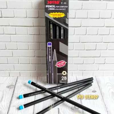 PENCIL JOYKO 2B P-92 For Computer Pensil (Isi 6 Pc)