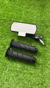 Combo kiếng Siu Mỏng + Bao Tay Chân 10li mặt kính 6x13cm nhỏ gọn cho các dòng xe máy